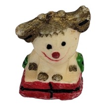 Vintage Gurley Novelty Christmas Candle Reindeer - Mid Century Modern Kitschy - £11.19 GBP