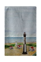 Betsy Drake Cape Henry Lighthouse Kitchen Towel - £23.25 GBP