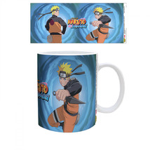 Naruto Uzumaki Poses 11 oz. Ceramic Mug Blue - £16.06 GBP