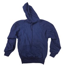 80s 90s IM Sports Navy Thermal Hoodie Sz M RN57510 Deadstock Kangaroo USA - $84.10