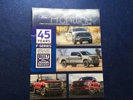 2022 FORD BRONO MAVERICK F-Series MUSTANG 32-page Dealer Frontline Magazine - $353.31 MXN