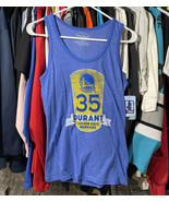 Kevin Durant Golden State Warriors NBA Womens Size Large Royal Blue Tank... - $256.84 MXN