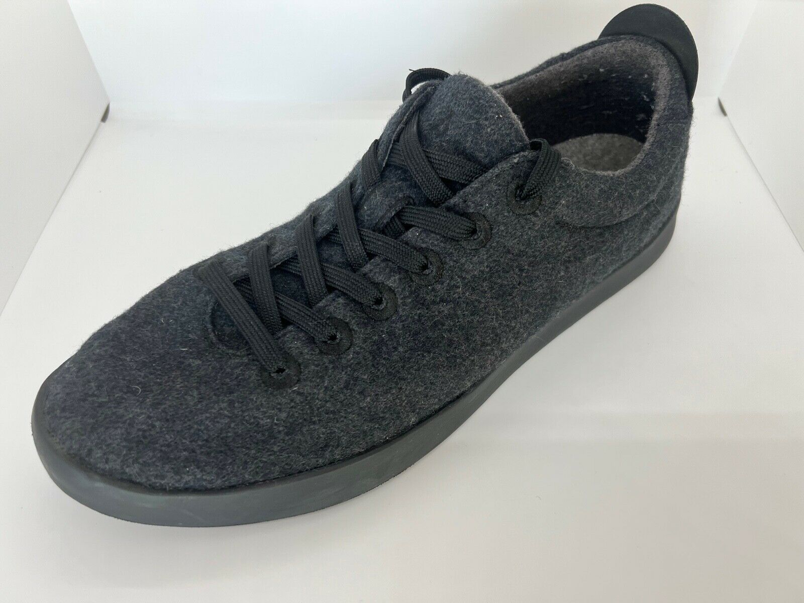 Primary image for Allbirds Men's Wool Pipers - Natural Black (Black Sole) - 12 EUC