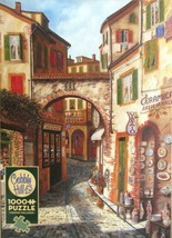 Cobble Hill Ceramica 1000 pc Jigsaw Puzzle Quaint Italian Village H Hargrove Art - £14.23 GBP
