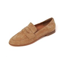 spring new arrival sheep suede round toe concise style handmade high quality sli - £87.47 GBP