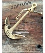 Personalized Solid Brass Anchor For Paperweight - Desktop Collectibles G... - £17.44 GBP+