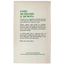 Gods Demigods and Demons Encyclopedia of Greek Mythology Paperback Book 1975 image 2