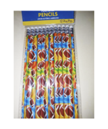 Football Pack of Pencils Party Favors Birthday Supplies 12 Per Package NEW - €3,72 EUR