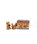 Warren Kimble Sakura Holiday Cheer Turkey Salt &amp; Pepper Shakers Thanksgi... - €12,70 EUR