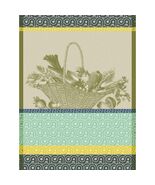 Le Jacquard Francais Potager D&#39;Hiver Green Cotton Tea Kitchen Towel - $39.24 CAD