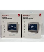 New 2PK Open Honeywell RTH9585WF Smart Color Thermostat w/ Color BG - $135.00