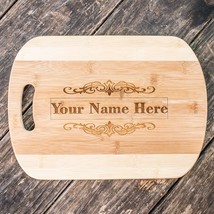 Bamboo - PERSONALIZED Last Name Cutting Board 14&#39;&#39;x9.5&#39;&#39;x.5&#39;&#39; - £30.75 GBP