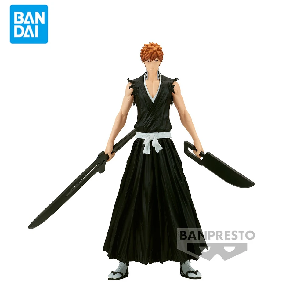 Original Genuine  Banpresto Bleach 17cm Kurosaki Ichigo Action Figurine PVC - $46.55