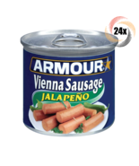 24x Cans Armour Star Jalapeno Flavor Vienna Sausages | 4.6oz | Fast Ship... - $907.91 MXN