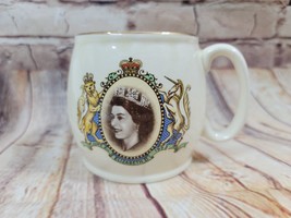 VTG Queen Elizabeth II Coronation 1953 AW Gale Kirkham England Commemorative Mug - £20.16 GBP