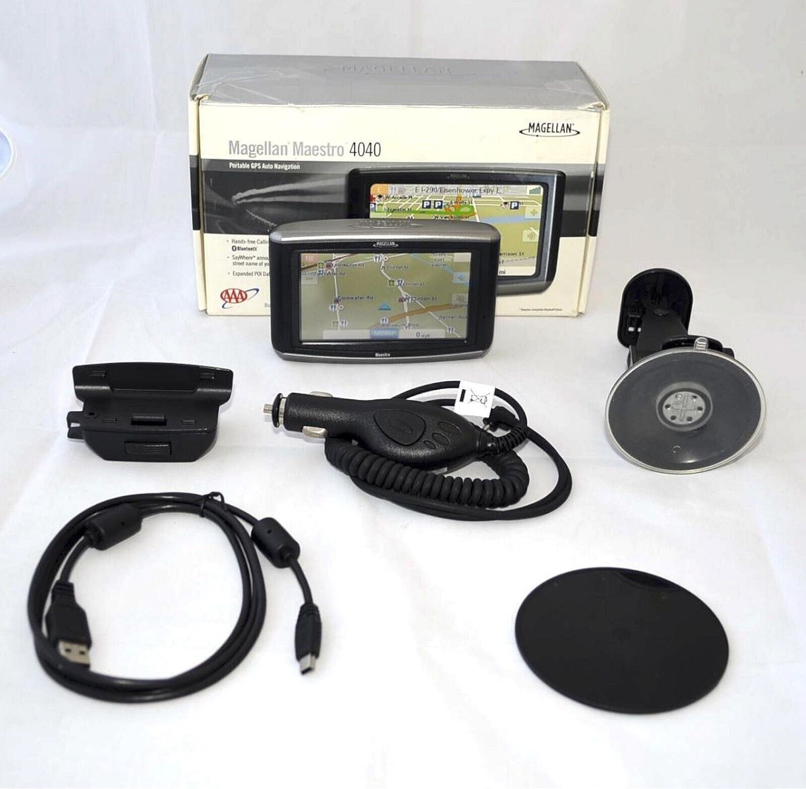 NEW Magellan Maestro 4040 Car Portable GPS Navigator System 4.3" LCD Screen maps - $45.13