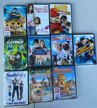 Lot of 10 Kids DVDs Chipmunks Milo Garfield G-Force Hoot Ramona Cody Banks 2 - £11.74 GBP