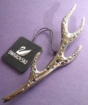 Swarovski Signed Domination Flame Rhuthenium plated Pin Brooch item # 91... - $175.00