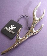 Swarovski Signed Domination Flame Rhuthenium plated Pin Brooch item # 910921 - $175.00
