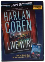 HARLAN COBEN Live Wire SIGNED MP3 CD AUDIOBOOK Unabridged 2011 Myron Bol... - £21.01 GBP