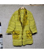 Vintage Handmade Berber Carpet Mandarin Collar Tapestry Coat OOAK - €124,40 EUR
