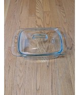 Pyrex Clear Glass Casserole Dish 2 Qt C024 with Lid C624 - $30.82 CAD