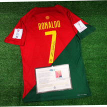 Ronaldo Portugal World Cup 2022 SIGNED Shirt/Jersey + COA - Cristiano Ronaldo 7 - £99.87 GBP+