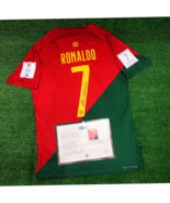 Ronaldo Portugal World Cup 2022 SIGNED Shirt/Jersey + COA - Cristiano Ro... - $2,374.90 MXN+