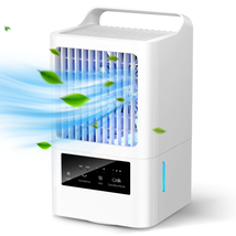 Portable Air Conditioners Personal Cooler Fan 120°Oscillating Mist Humidifier - £54.23 GBP