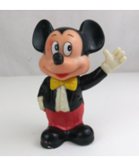 Vintage Disney Mickey Mouse Wearing Tuxedo 5.25&quot; Collectible Piggy Bank - $13.56 CAD