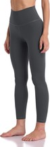 Women&#39;s High Waist Lightweight Gray Yoga Exercise Leggings Sm / Med Work... - $4.98 CAD