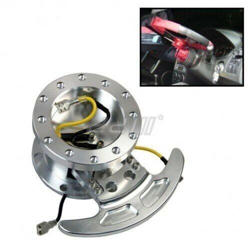 Rapfix GTC Silver Quick Release Ball Lock System Flip Up Tilt Steering ...