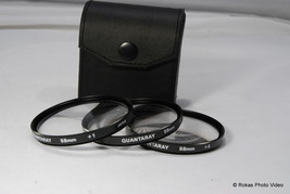 Quantaray 58mm +1, +2, +4 Lens Kit close up macro set - £25.28 GBP