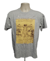 Leonardo Da Vinci Italia Adult Medium Gray TShirt - $19.80