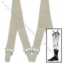 Vanguard  Y Style White Shirt Holders/Shirt Stays/garters attach to sock - £6.77 GBP