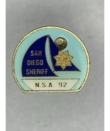 San Diego Sheriff NSA 92 Police Hat Lapel Pin - $20.73 CAD
