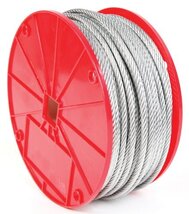 Koch 003122 Cable, 7 by 19 Construction, Trade Size 1/8 by 250 Feet, Gal... - €102,67 EUR