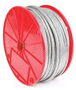 Koch 003122 Cable, 7 by 19 Construction, Trade Size 1/8 by 250 Feet, Gal... - $2,180.78 MXN
