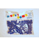 Blue Aldastar Puffy Poms Acrylic 1/4&#39;&#39; Quarter Inch Pom Poms 100 Pieces - $55.24 MXN