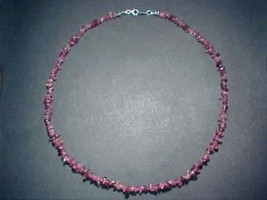 Pink Tourmaline Necklace, 18 inch Pink Tourmaline Jewelry, Pink Tourmaline, Neck - £35.97 GBP