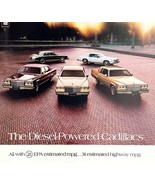Cadillac Diesel DeVille 1980 Advertisement Vintage Automobilia DWEE24 - $568.44 MXN