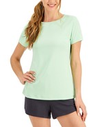 MSRP $20 Id Ideology Women&#39;s Mesh T-Shirt Green Size XS - $18.50 CAD