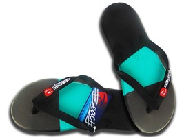 NWT SUMMER SOFT CASUAL TRICOLOR FLIP FLOPS SANDALS IN-OUTDOOR MEN&#39;S BEAC... - $138.61 MXN
