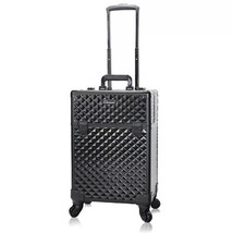 KLQDZMS Makeup Artist Rolling Cosmetic Suitcase Bag Nails Makeup Toolbox Trolley - £194.17 GBP