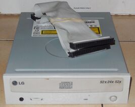 LG 52x24x52x ReWritable PC Computer Compact Disc Ultra Speed CD Drive GC... - $29.65