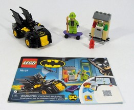 LEGO DC SUPERHEROES #76137 BATMAN VS THE RIDDLER ROBBERY 99.9% COMPLETE! - $19.99