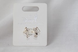 Disney Ring (New) Silver Mickey & Minnie Mouse Ring - Swar Crystals - Adj - $23.83