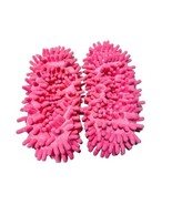 Duster Mop Lazy Shoe Covers Multifunction Pink Chenille Washable Reuseable - £3.88 GBP