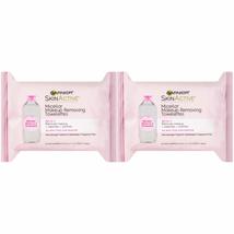Garnier SkinActive Micellar Facial Cleanser &amp; Makeup Remover Wipes, Gentle for A - £13.08 GBP