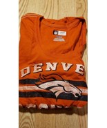 NFL Team Apparel Denver Broncos Women&#39;s T-shirt Size: XL Football Glitter - £13.23 GBP